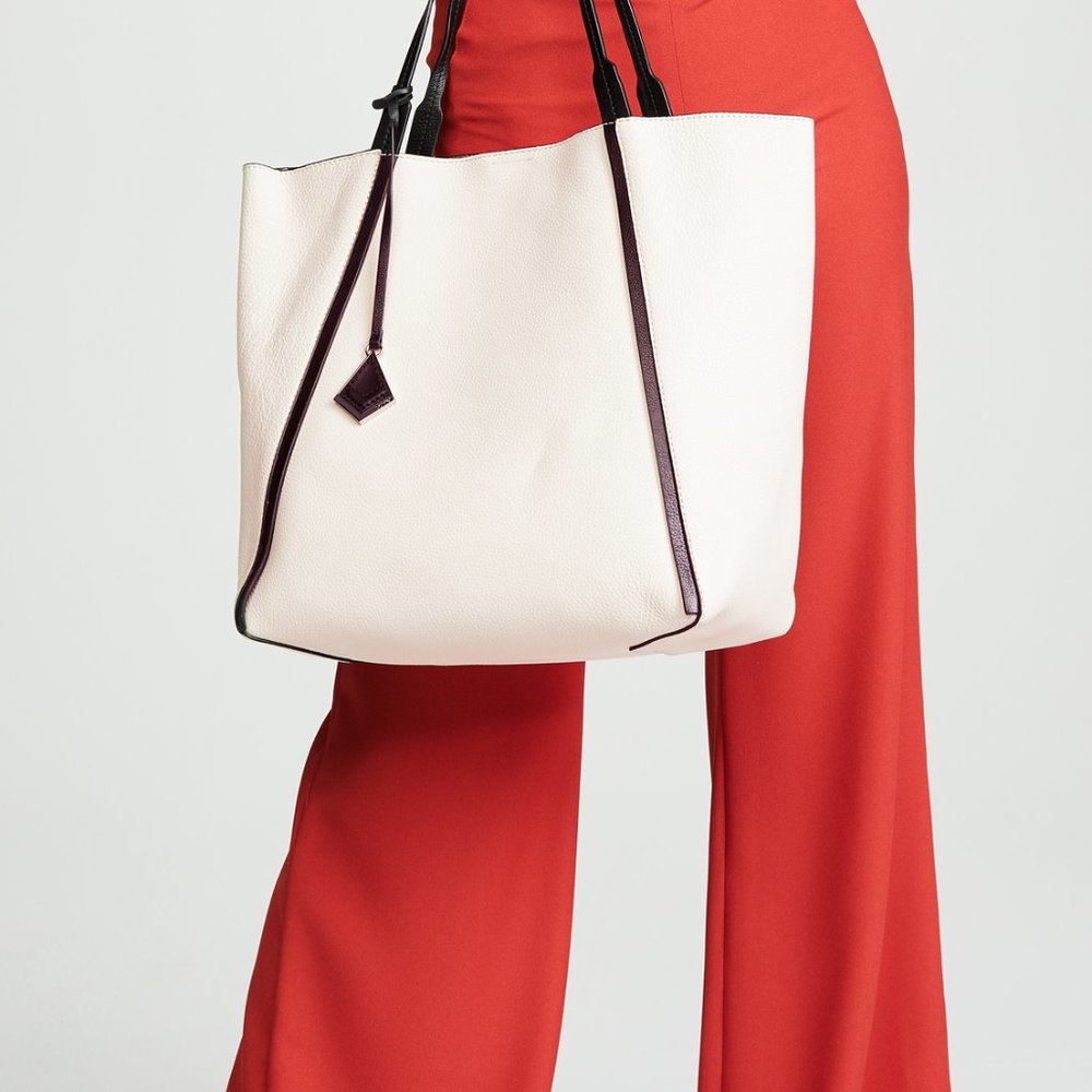 Brand New Botkier Trinity Tote in Cream/Black